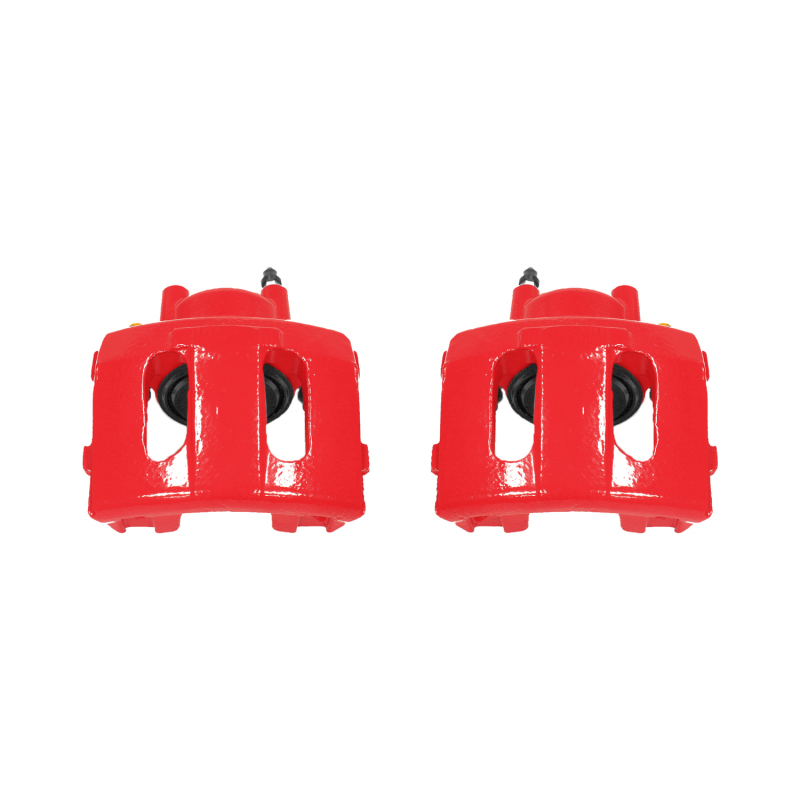 Picture of Power Stop 90-01 Jeep Cherokee Front Red Calipers w/o Brackets - Pair