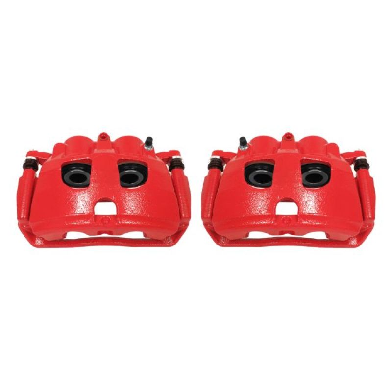 Picture of Power Stop 09-10 Dodge Ram 2500 Rear Red Calipers w/Brackets - Pair