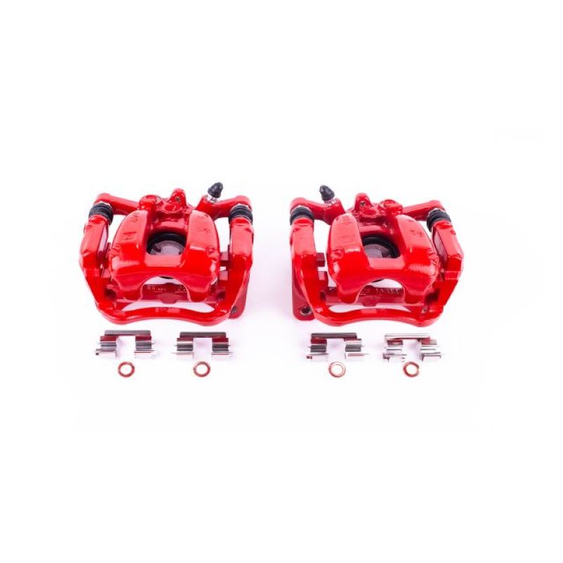 Picture of Power Stop 2017 Buick LaCrosse Rear Red Calipers w/Brackets - Pair