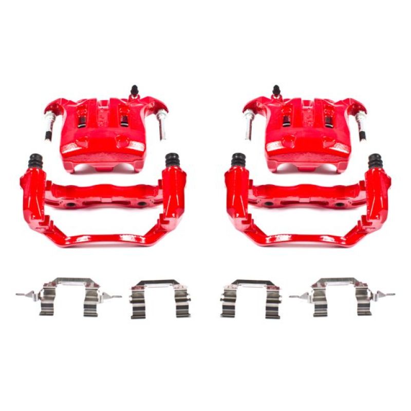 Picture of Power Stop 03-04 Infiniti M45 Front Red Calipers w/Brackets - Pair