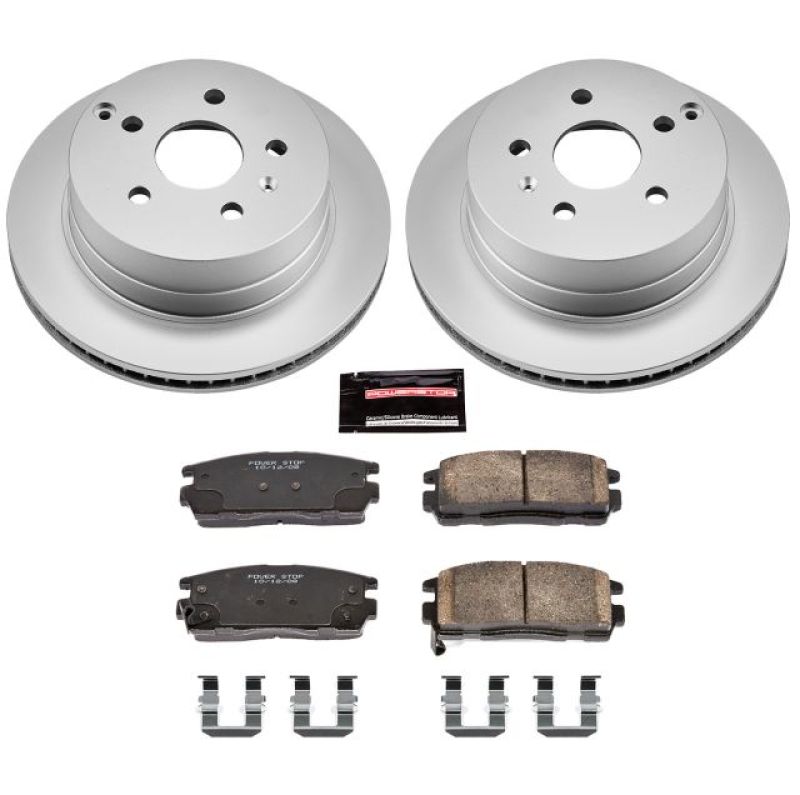 Picture of Power Stop 10-17 Chevrolet Equinox Rear Z17 Evolution Geomet Coated Brake Kit