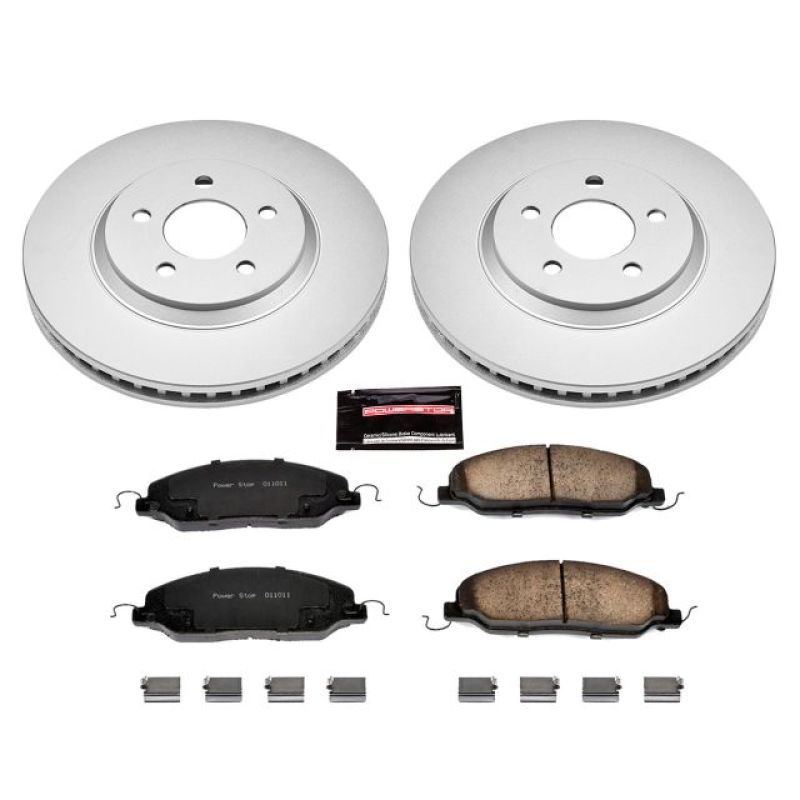 Picture of Power Stop 05-10 Ford Mustang Front Z17 Evolution Geomet Coated Brake Kit
