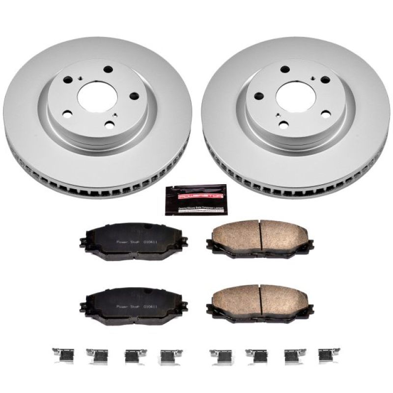 Picture of Power Stop 09-10 Pontiac Vibe Front Z17 Evolution Geomet Coated Brake Kit