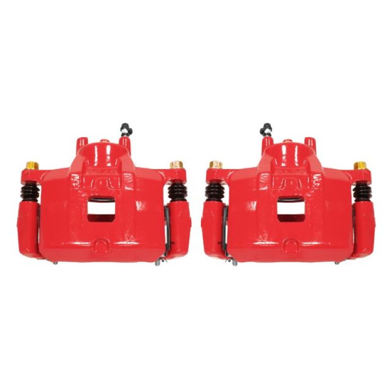 Picture of Power Stop 07-12 Dodge Caliber Front Red Calipers w/Brackets - Pair