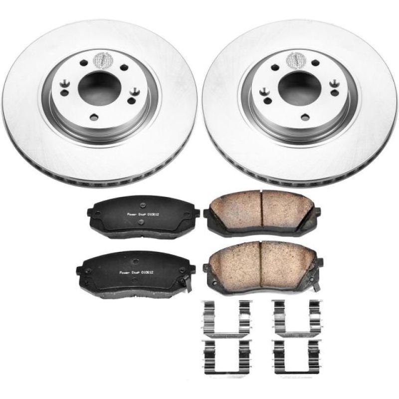 Picture of Power Stop 15-16 Hyundai Sonata Front Z17 Evolution Geomet Coated Brake Kit