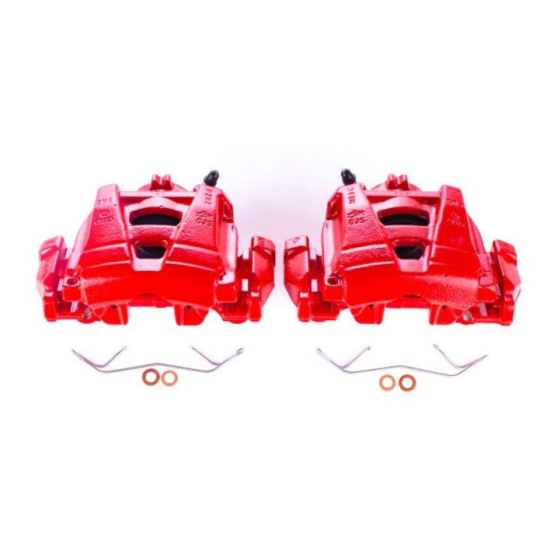 Picture of Power Stop 15-18 Audi Q3 Front Red Calipers w/Brackets - Pair