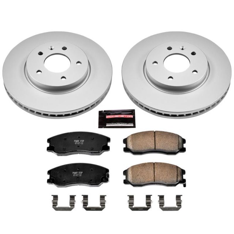 Picture of Power Stop 12-15 Chevrolet Captiva Sport Front Z17 Evolution Geomet Coated Brake Kit