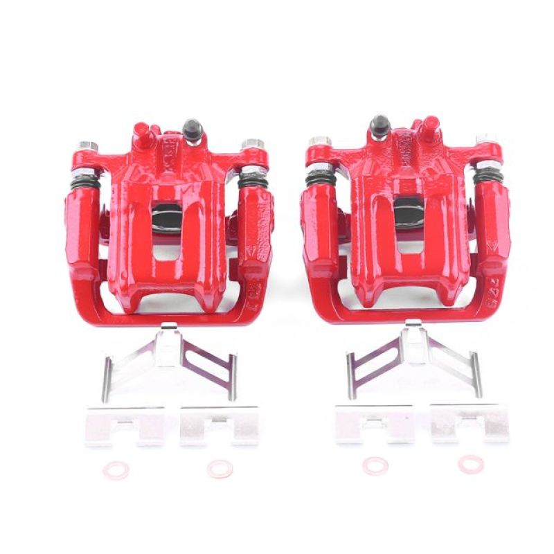 Picture of Power Stop 10-18 Acura RDX Rear Red Calipers w/Brackets - Pair