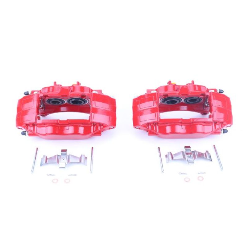 Picture of Power Stop 04-14 Subaru Impreza Front Red Calipers w/o Brackets - Pair
