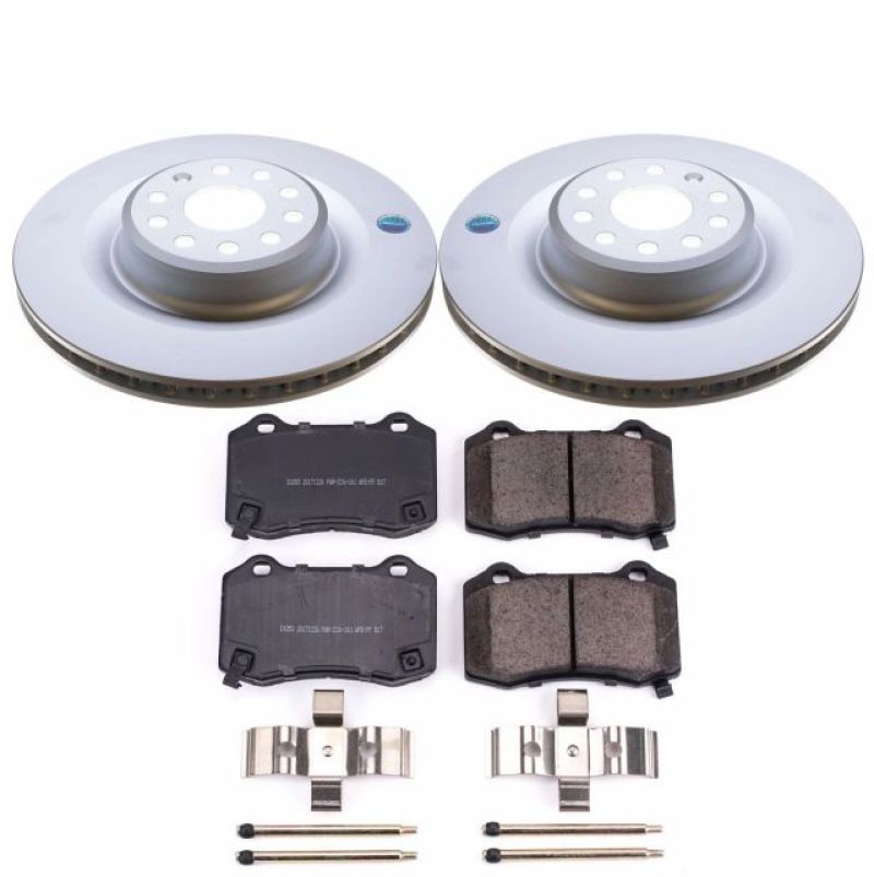 Picture of Power Stop 12-16 Tesla Model S Rear Z17 Evolution Geomet Coated Brake Kit