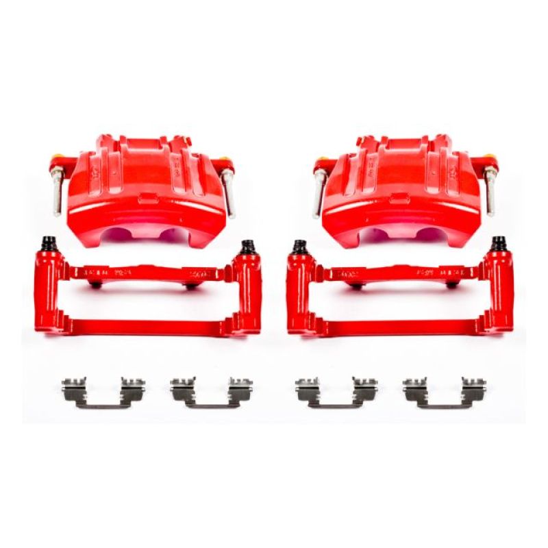 Picture of Power Stop 2012 Chrysler 300 Front Red Calipers w/Brackets - Pair