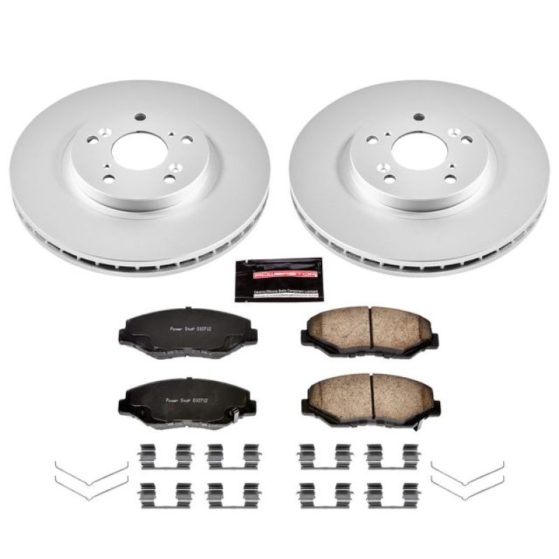 Picture of Power Stop 03-08 Honda Pilot Front Z17 Evolution Geomet Coated Brake Kit