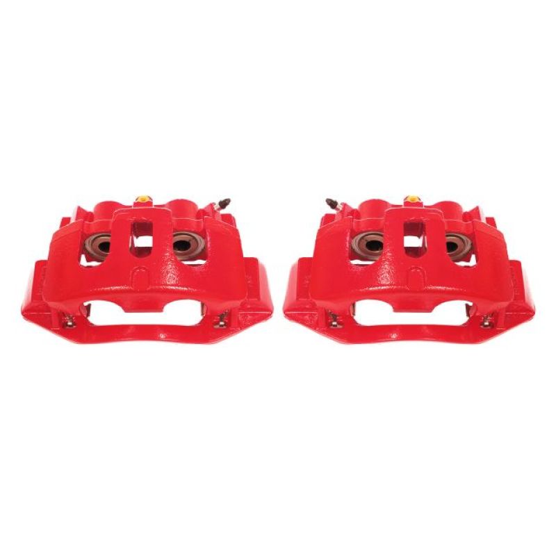 Picture of Power Stop 11-19 Chevrolet Silverado 2500 HD Rear Red Calipers w/Brackets - Pair