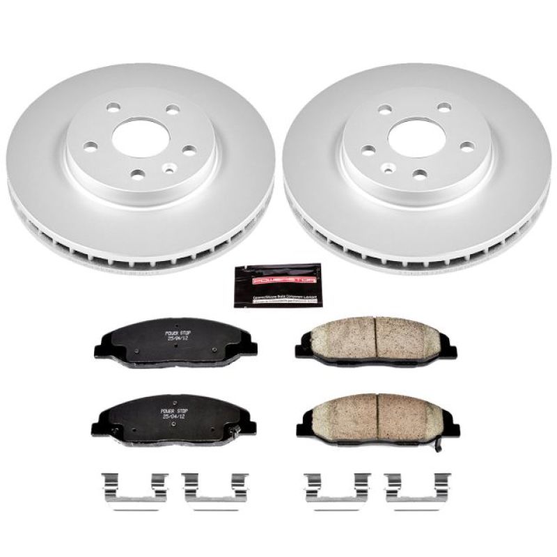 Picture of Power Stop 08-14 Cadillac CTS Front Z17 Evolution Geomet Coated Brake Kit