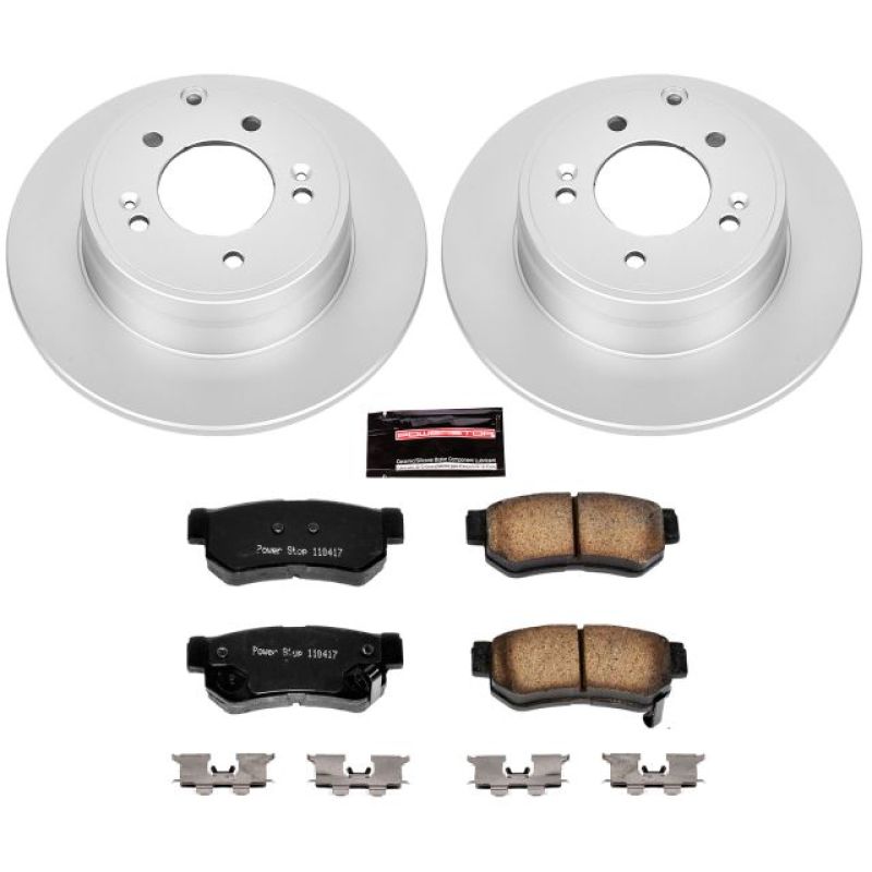 Picture of Power Stop 06-08 Hyundai Sonata Rear Z17 Evolution Geomet Coated Brake Kit