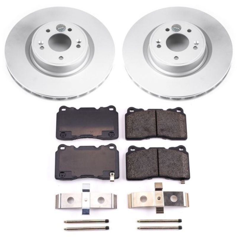 Picture of Power Stop 10-16 Hyundai Genesis Coupe Front Z17 Evolution Geomet Coated Brake Kit