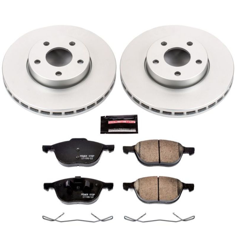 Picture of Power Stop 13-18 Ford C-Max Front Z17 Evolution Geomet Coated Brake Kit