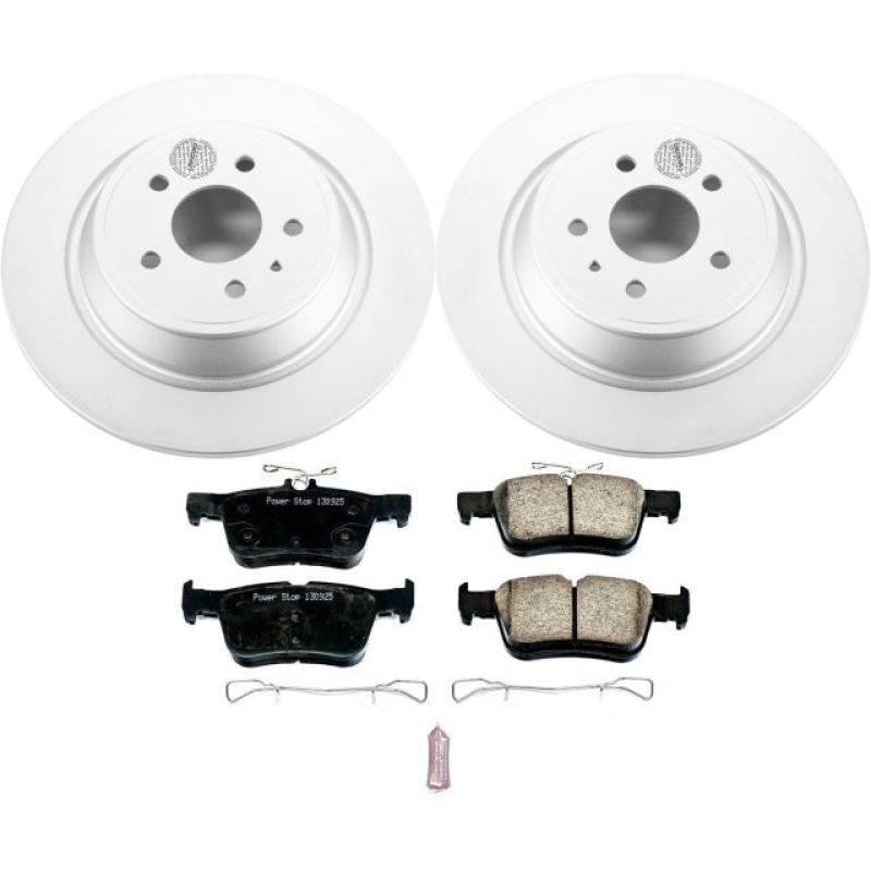 Picture of Power Stop 13-19 Ford Fusion Rear Z17 Evolution Geomet Coated Brake Kit
