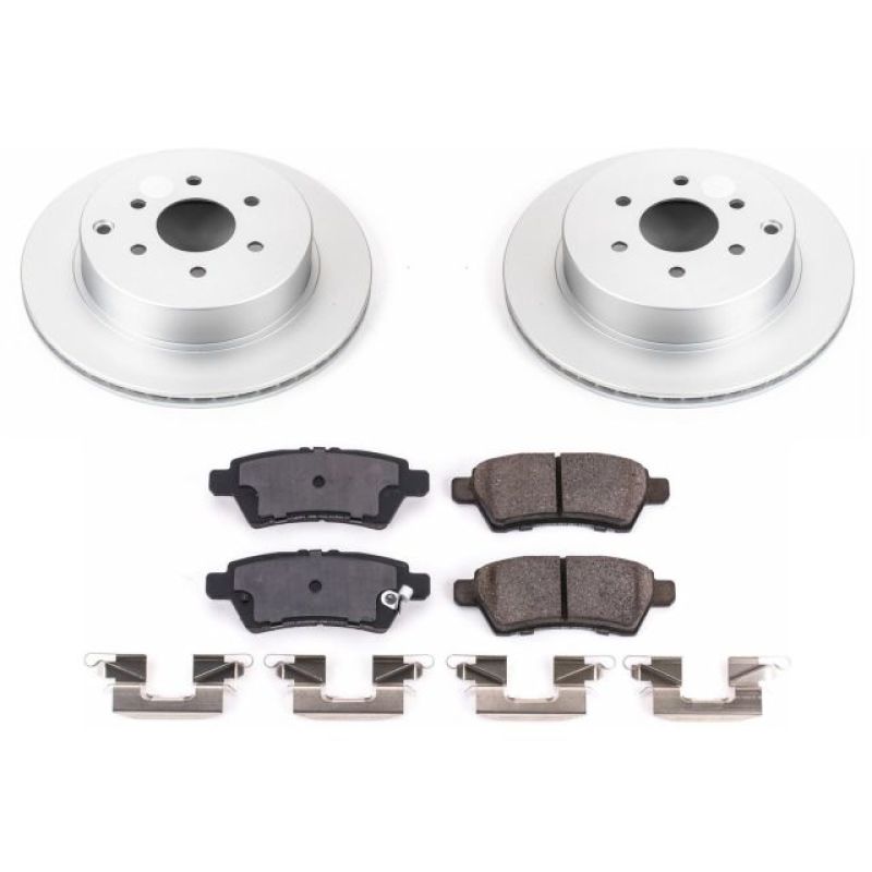 Picture of Power Stop 05-12 Nissan Pathfinder Rear Z17 Evolution Geomet Coated Brake Kit
