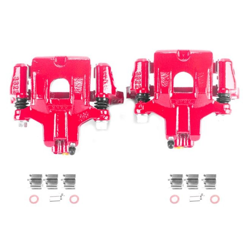 Picture of Power Stop 00-04 Toyota Avalon Rear Red Calipers w/Brackets - Pair