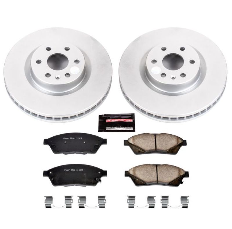 Picture of Power Stop 10-16 Cadillac SRX Front Z17 Evolution Geomet Coated Brake Kit