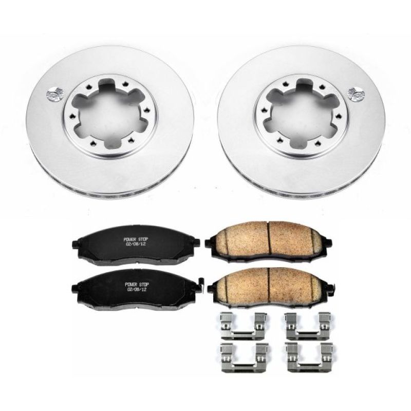 Picture of Power Stop 03-04 Nissan Frontier Front Z17 Evolution Geomet Coated Brake Kit