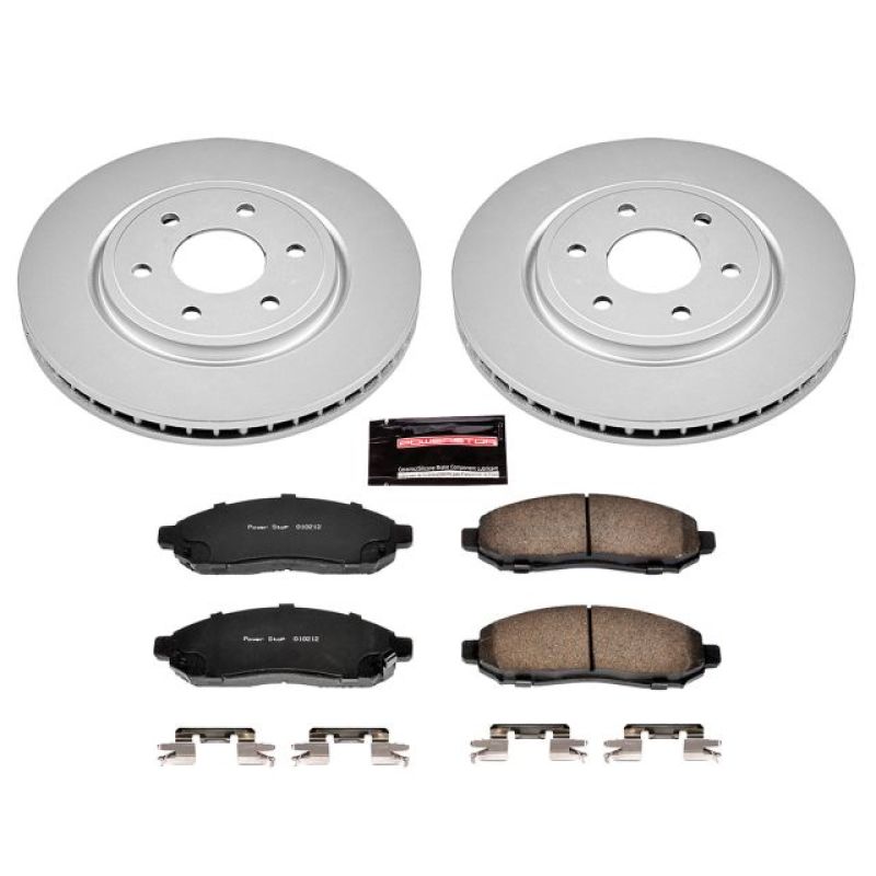 Picture of Power Stop 05-18 Nissan Frontier Front Z17 Evolution Geomet Coated Brake Kit