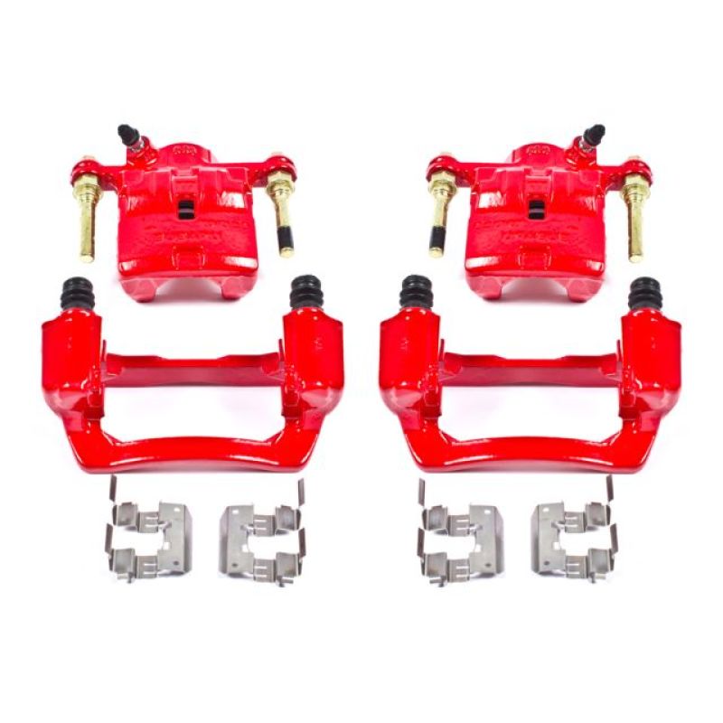 Picture of Power Stop 09-13 Subaru Forester Rear Red Calipers w/Brackets - Pair