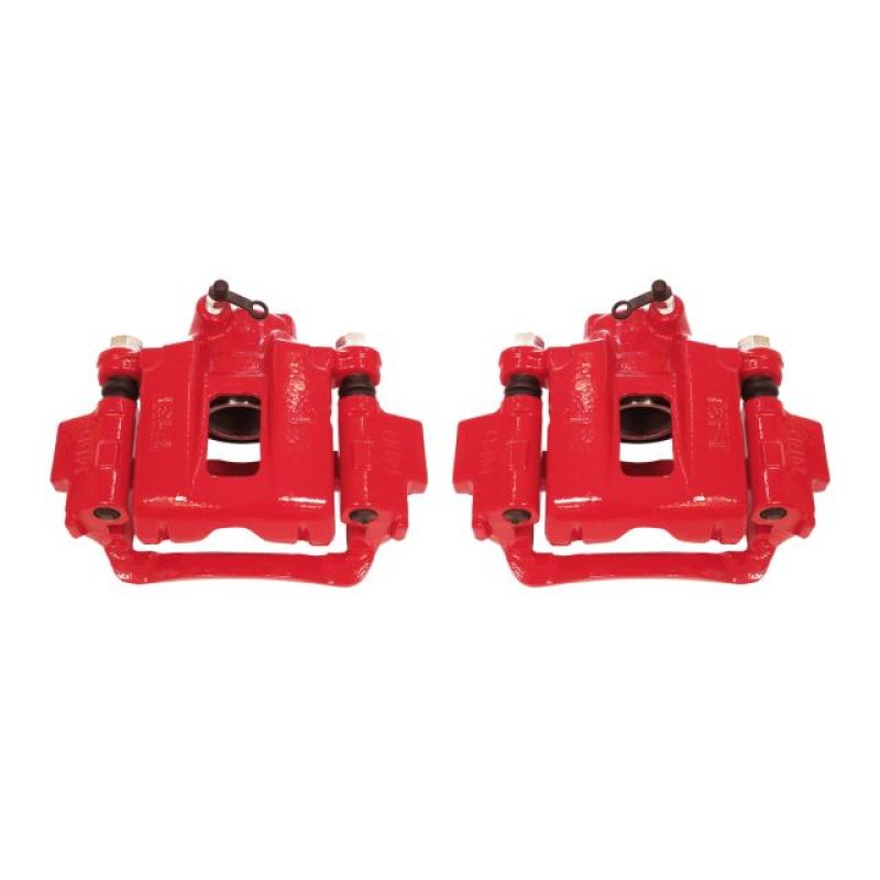 Picture of Power Stop 03-09 Toyota 4Runner Rear Red Calipers w/Brackets - Pair