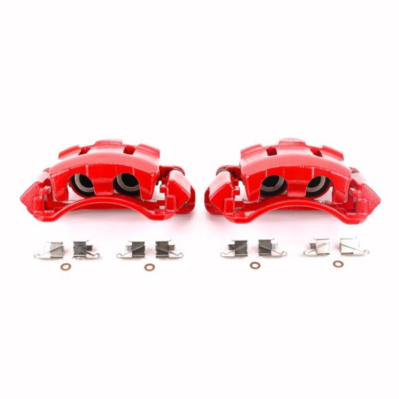 Picture of Power Stop 00-05 Ford Excursion Front Red Calipers w/Brackets - Pair