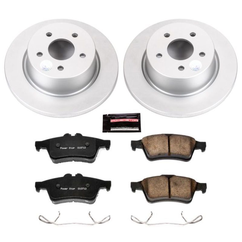 Picture of Power Stop 13-18 Ford C-Max Rear Z17 Evolution Geomet Coated Brake Kit