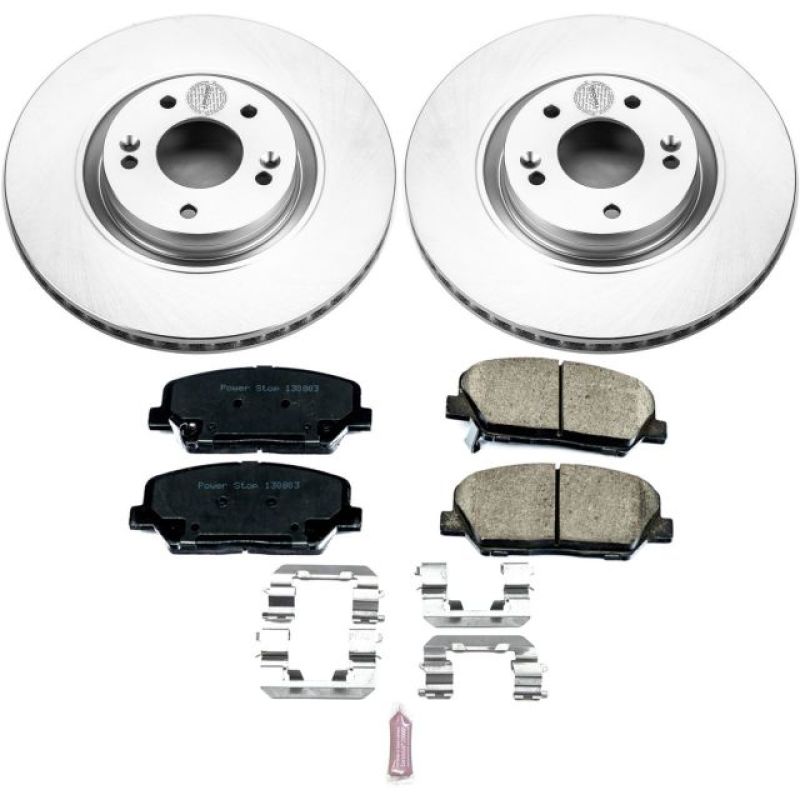 Picture of Power Stop 11-15 Kia Optima Front Z17 Evolution Geomet Coated Brake Kit