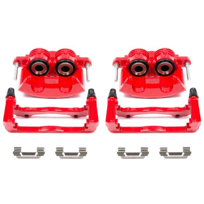 Picture of Power Stop 98-02 Chevrolet Camaro Front Red Calipers w/Brackets - Pair