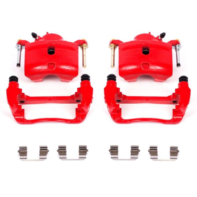 Picture of Power Stop 13-15 Acura ILX Front Red Calipers w/Brackets - Pair