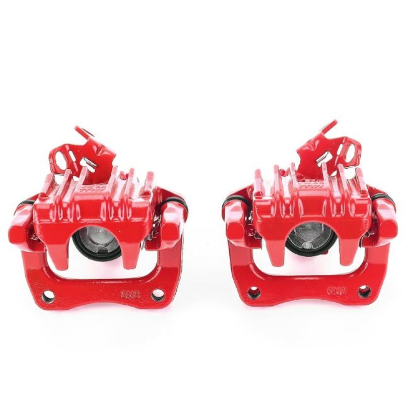 Picture of Power Stop 10-13 Audi A3 Rear Red Calipers w/Brackets - Pair
