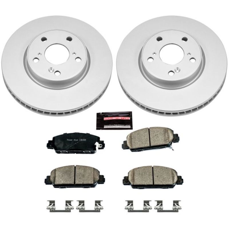 Picture of Power Stop 13-17 Honda Accord Front Z17 Evolution Geomet Coated Brake Kit