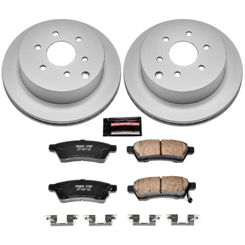 Picture of Power Stop 05-18 Nissan Frontier Rear Z17 Evolution Geomet Coated Brake Kit