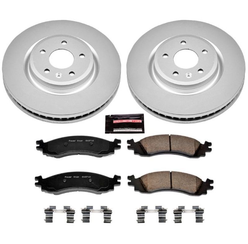 Picture of Power Stop 11-12 Ford Taurus Front Z17 Evolution Geomet Coated Brake Kit
