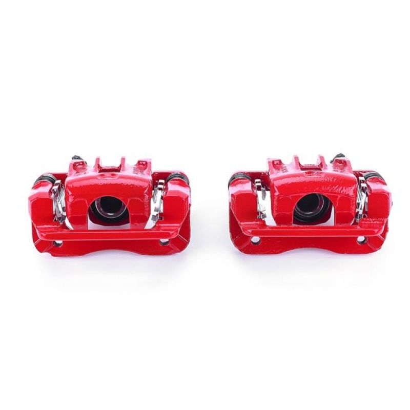 Picture of Power Stop 07-10 Hyundai Elantra Rear Red Calipers w/Brackets - Pair