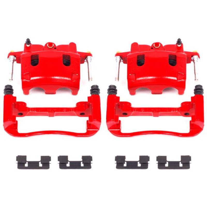 Picture of Power Stop 04-06 Infiniti QX56 Front Red Calipers w/Brackets - Pair