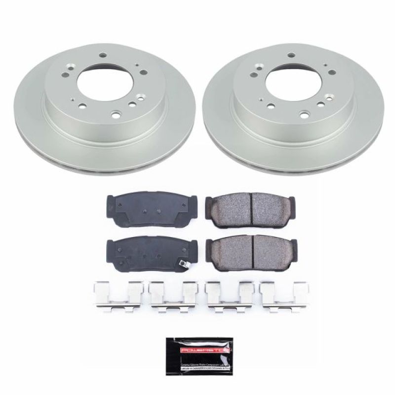 Picture of Power Stop 07-09 Kia Sorento Rear Z17 Evolution Geomet Coated Brake Kit