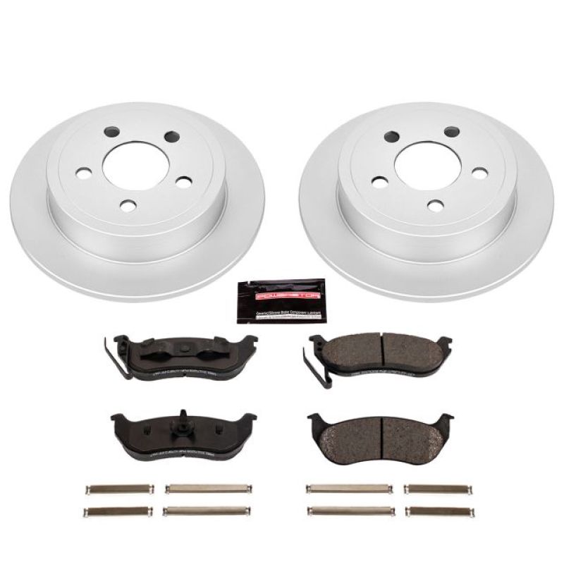 Picture of Power Stop 03-07 Jeep Liberty Rear Z17 Evolution Geomet Coated Brake Kit