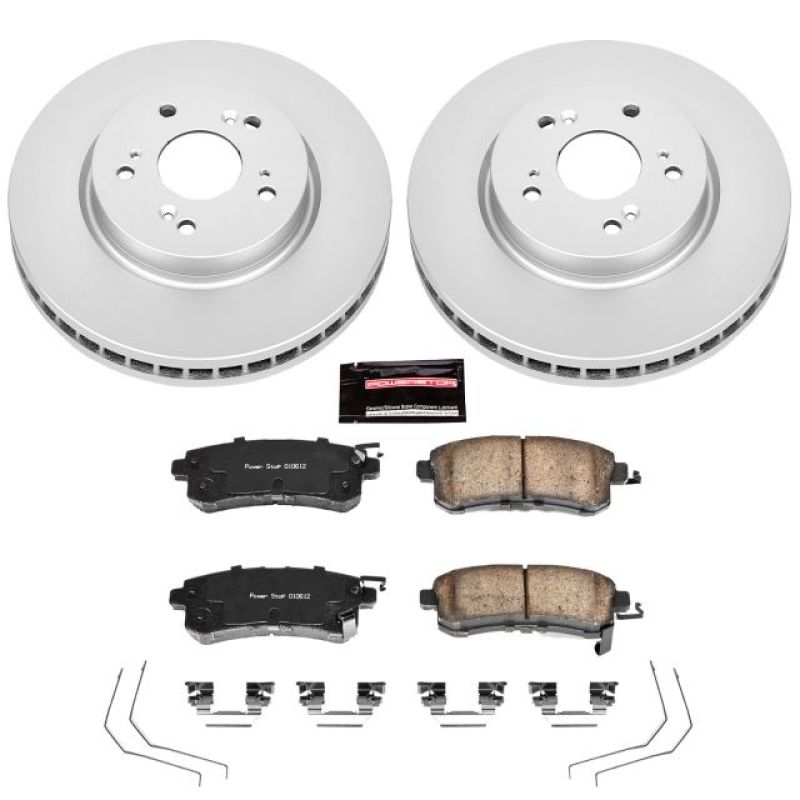 Picture of Power Stop 12-15 Honda Crosstour Front Z17 Evolution Geomet Coated Brake Kit