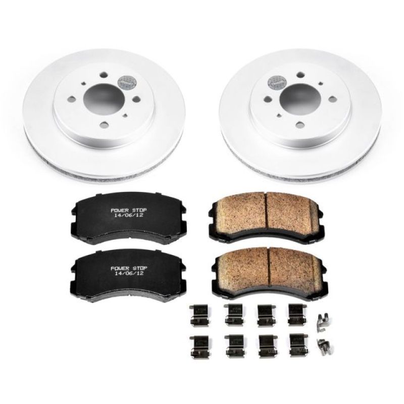 Picture of Power Stop 02-07 Mitsubishi Lancer Front Z17 Evolution Geomet Coated Brake Kit
