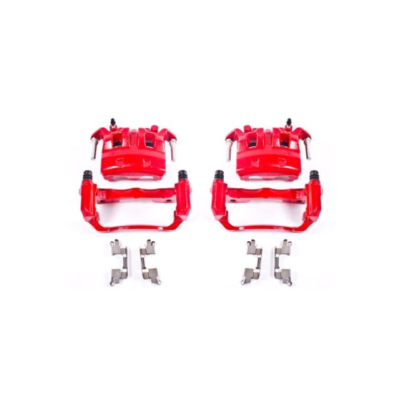 Picture of Power Stop 05-18 Nissan Frontier Front Red Calipers w/Brackets - Pair