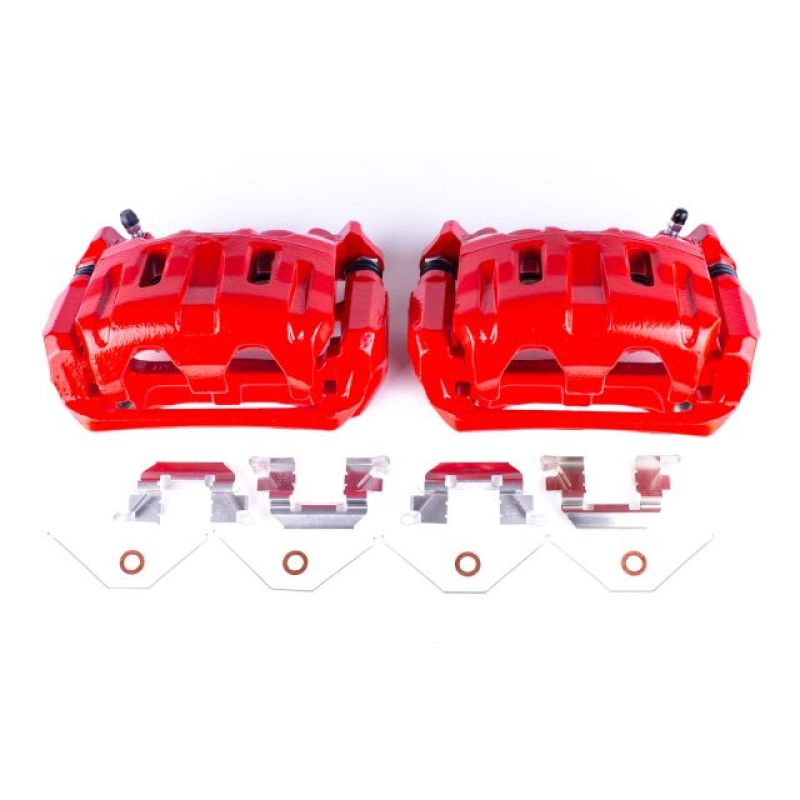 Picture of Power Stop 11-17 Honda Odyssey Front Red Calipers w/Brackets - Pair