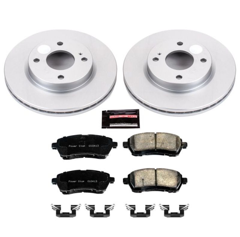 Picture of Power Stop 11-19 Ford Fiesta Front Z17 Evolution Geomet Coated Brake Kit