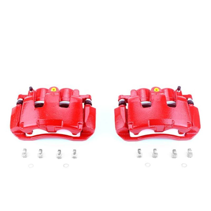 Picture of Power Stop 07-09 Chrysler Aspen Front Red Calipers w/Brackets - Pair