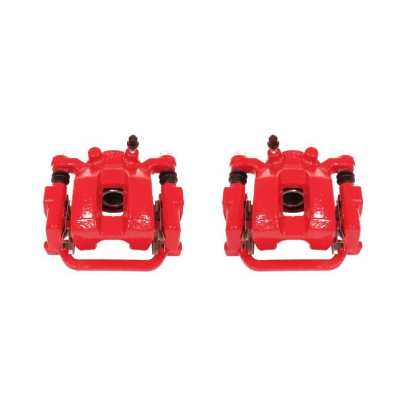 Picture of Power Stop 03-08 Infiniti FX35 Rear Red Calipers w/Brackets - Pair