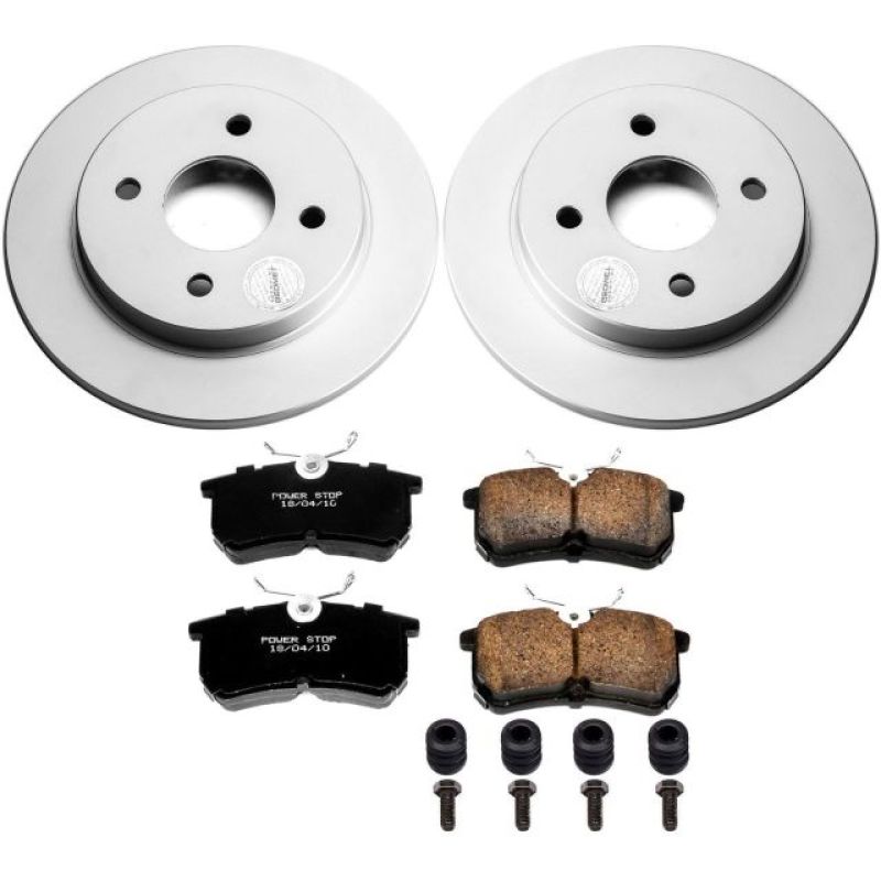 Picture of Power Stop 14-19 Ford Fiesta Rear Z17 Evolution Geomet Coated Brake Kit